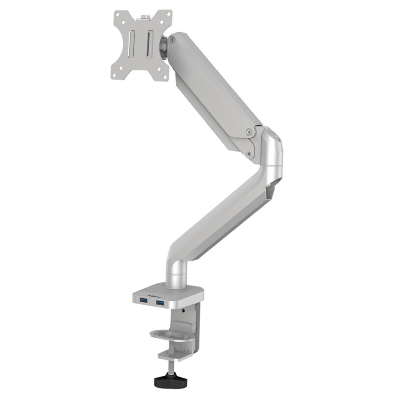 Fellowes bras de moniteur Platinum Series, argent, jusqu'à 32 pouces, capacité 8 kg
